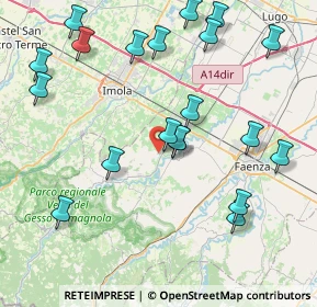 Mappa Via Morandina, 48014 Castel Bolognese RA, Italia (9.5325)