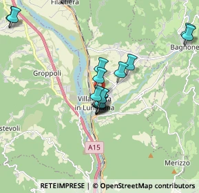 Mappa Viale Lunigiana, 54028 Villafranca in Lunigiana MS, Italia (2.0875)