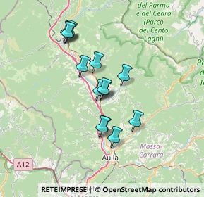 Mappa Viale Lunigiana, 54028 Villafranca in Lunigiana MS, Italia (5.89)