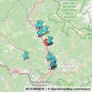 Mappa SP 31, 54026 Villafranca in Lunigiana MS (5.86533)