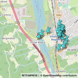 Mappa SP 31, 54026 Villafranca in Lunigiana MS (0.55185)