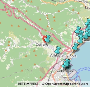 Mappa Via Asilo, 17047 Quiliano SV, Italia (2.90611)