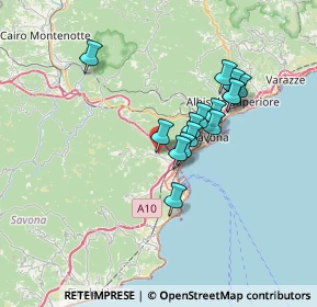 Mappa Via Asilo, 17047 Quiliano SV, Italia (5.59067)