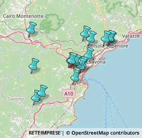Mappa Via Antonio Porcile, 17047 Quiliano SV, Italia (6.02563)