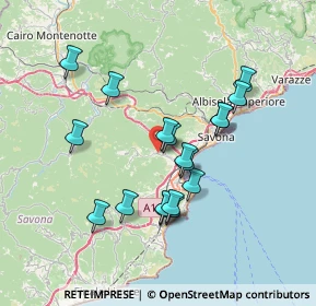 Mappa Via Antonio Porcile, 17047 Quiliano SV, Italia (6.60389)