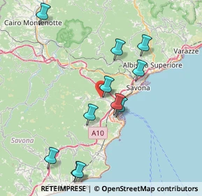Mappa Via Antonio Porcile, 17047 Quiliano SV, Italia (8.22364)