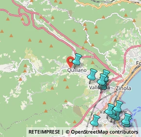 Mappa Via Antonio Porcile, 17047 Quiliano SV, Italia (2.97857)