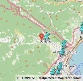 Mappa Via Antonio Porcile, 17047 Quiliano SV, Italia (3.18909)