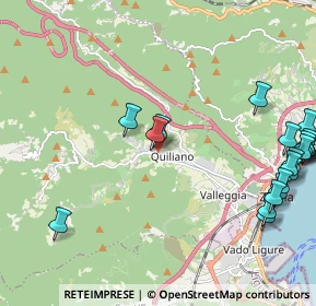Mappa Via Antonio Porcile, 17047 Quiliano SV, Italia (2.892)