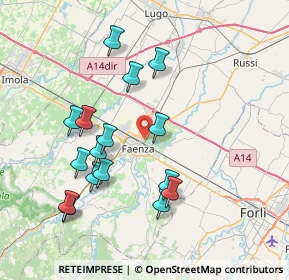 Mappa Via P.Damiano Armandi, 48018 Faenza RA, Italia (7.69938)