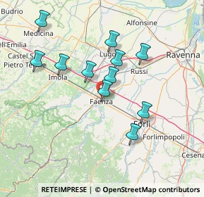 Mappa 48018 Faenza RA, Italia (13.42636)