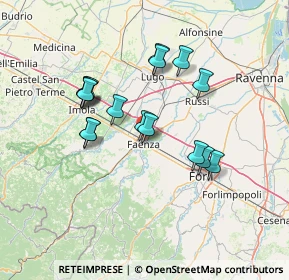 Mappa 48018 Faenza RA, Italia (12.44313)