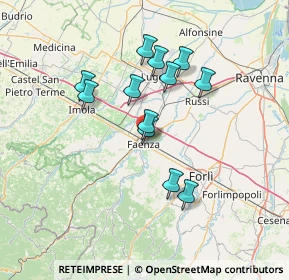 Mappa 48018 Faenza RA, Italia (11.99167)