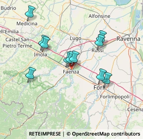 Mappa 48018 Faenza RA, Italia (13.19545)