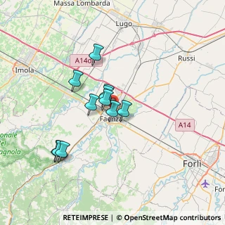 Mappa 48018 Faenza RA, Italia (5.70182)