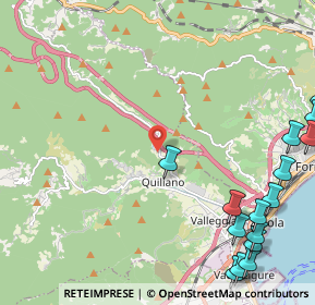 Mappa Via Tecci, 17047 Quiliano SV, Italia (3.5915)