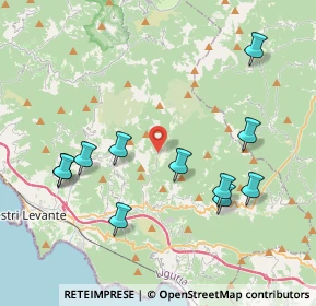 Mappa Via Bargone, 16030 Casarza Ligure GE, Italia (4.32273)