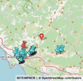 Mappa Via Bargone, 16030 Casarza Ligure GE, Italia (4.8035)