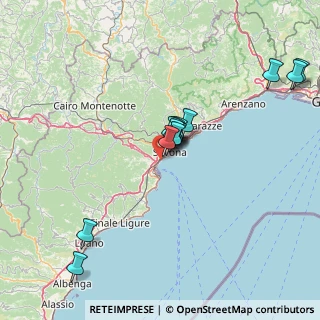 Mappa SS 1, 17100 Savona SV, Italia (13.68769)