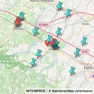 Mappa Via Sant'Orsola, 48018 Faenza RA, Italia (8.697)