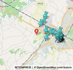 Mappa Via Sant'Orsola, 48018 Faenza RA, Italia (2.084)