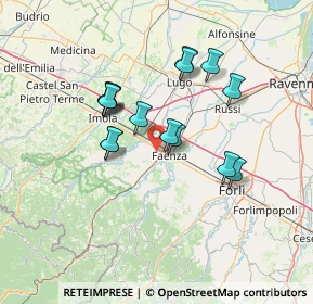 Mappa Via Sant'Orsola, 48018 Faenza RA, Italia (11.83067)