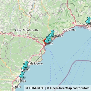 Mappa Via Nizza Spiaggia Libera Caserma Dei Vigili Del Fuoco, 17100 Savona SV, Italia (31.91353)