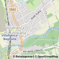 Hartă Villafranca in Lunigiana