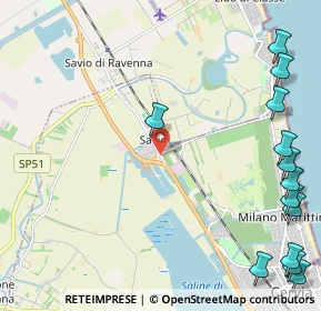 Mappa Via Romea Nord, 48015 Cervia RA, Italia (3.38)
