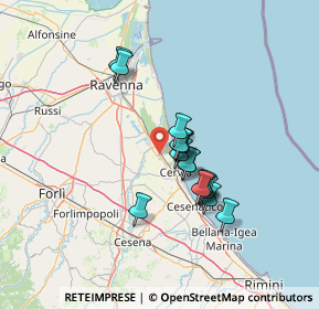 Mappa Via Romea Nord, 48015 Cervia RA, Italia (10.45188)