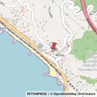Mappa Via Milite Ignoto, 1A, 16033 Lavagna, Genova (Liguria)