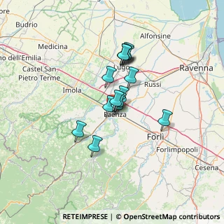Mappa Via Cantinelli, 48018 Faenza RA, Italia (9.636)