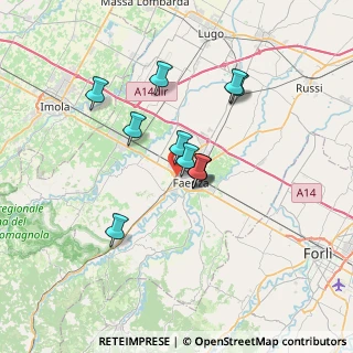 Mappa Via Gorizia, 48018 Faenza RA, Italia (5.44182)