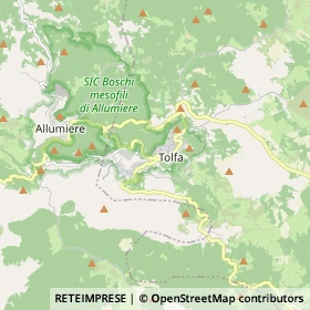 Mappa Tolfa