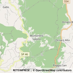 Mappa Montenero Sabino
