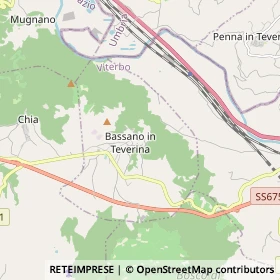 Mappa Bassano in Teverina