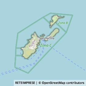Mappa Isole Tremiti