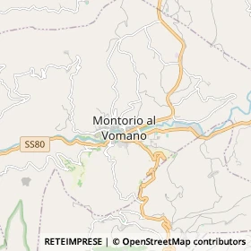 Mappa Montorio al Vomano