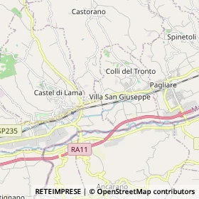 Mappa Colli del Tronto