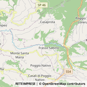 Mappa Frasso Sabino