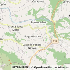 Mappa Poggio Nativo