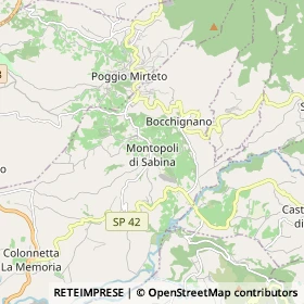 Mappa Montopoli di Sabina