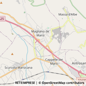 Mappa Magliano de' Marsi