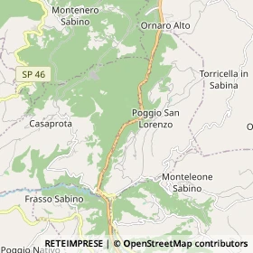 Mappa Poggio San Lorenzo