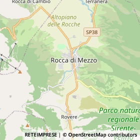 Mappa Rocca di Mezzo