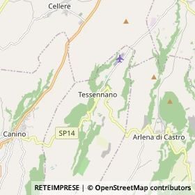 Mappa Tessennano