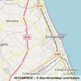 Mappa Giulianova