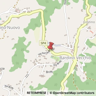 Mappa Via Ferrari, 17020 Tovo San Giacomo SV, Italia, 17020 Tovo San Giacomo, Savona (Liguria)