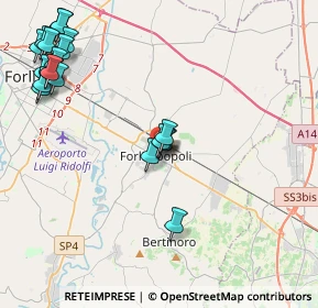 Mappa Via Vittorio Veneto, 47034 Forlimpopoli FC, Italia (5.14)