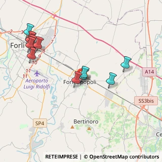 Mappa Via Porta Rossana, 47034 Forlimpopoli FC, Italia (4.56917)
